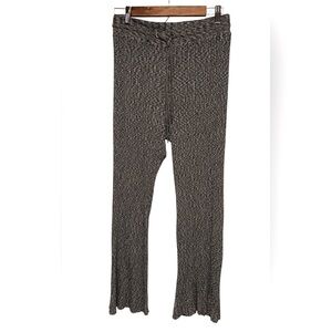 Athleta Sz XL Ribbed Lounge Pants - Grey/White.